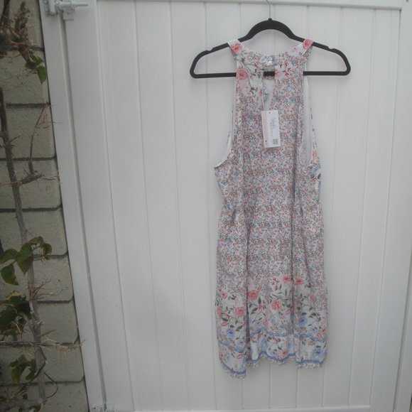 It's Simply Kristen Womens Dress Size 2X Sleeveless Floral Print Lined Preppy - Picture 3 of 4